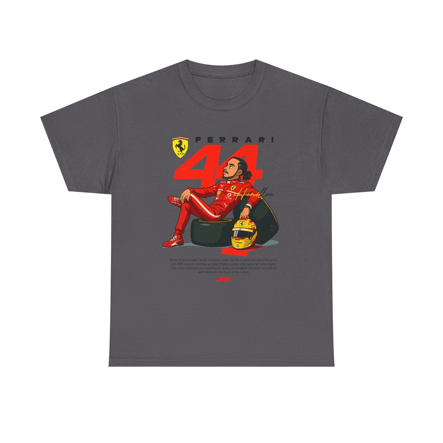 Ferrari 44 Hamilton Formula 1 Unisex Tee