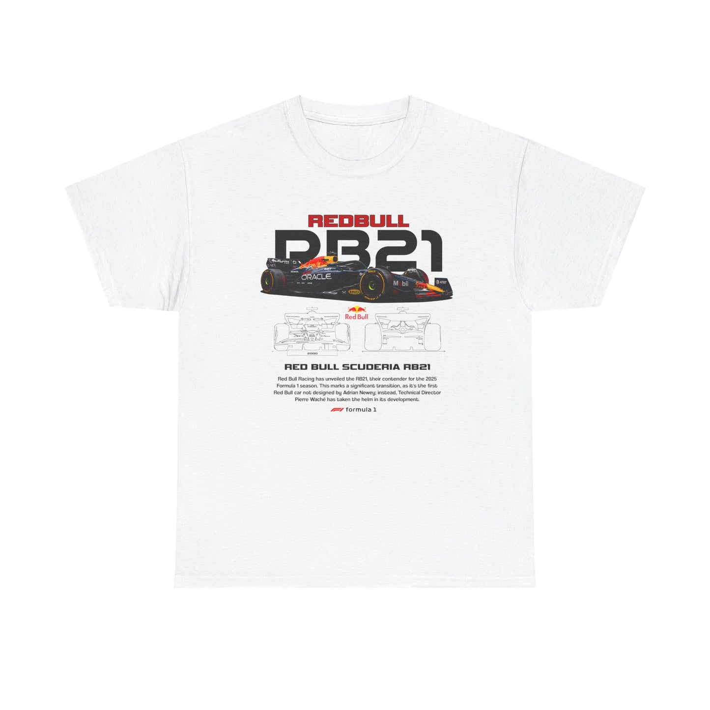 Red Bull Formula 1 Unisex Tee Shirt