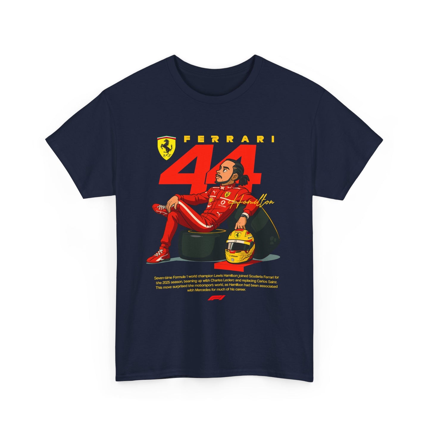 Ferrari 44 Hamilton Formula 1 Unisex Tee