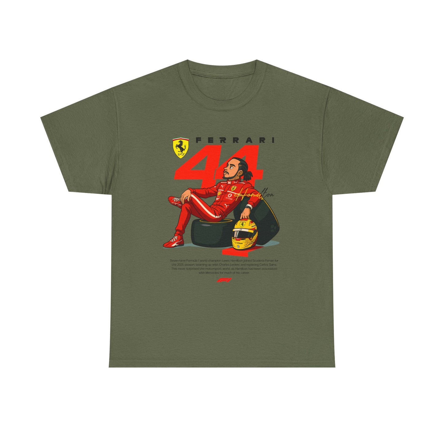 Ferrari 44 Hamilton Formula 1 Unisex Tee