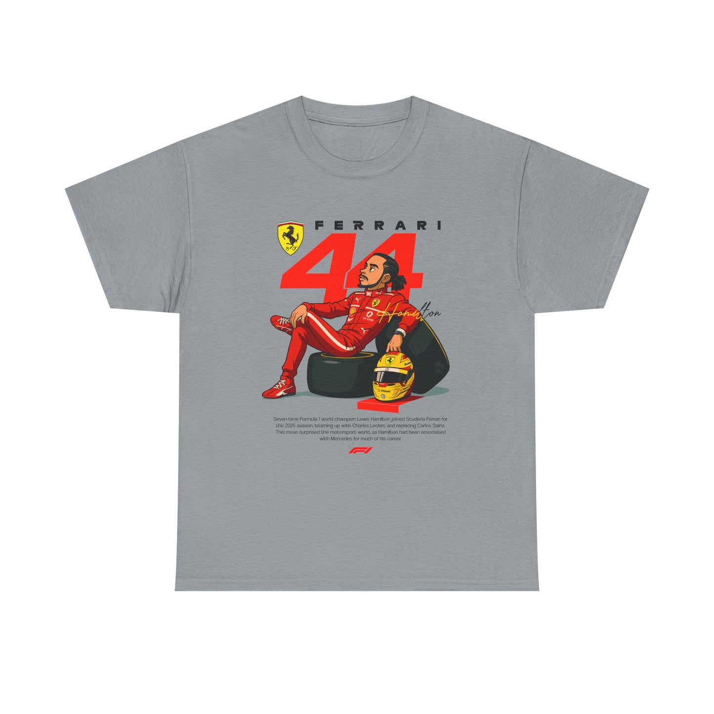 Ferrari 44 Hamilton Formula 1 Unisex Tee