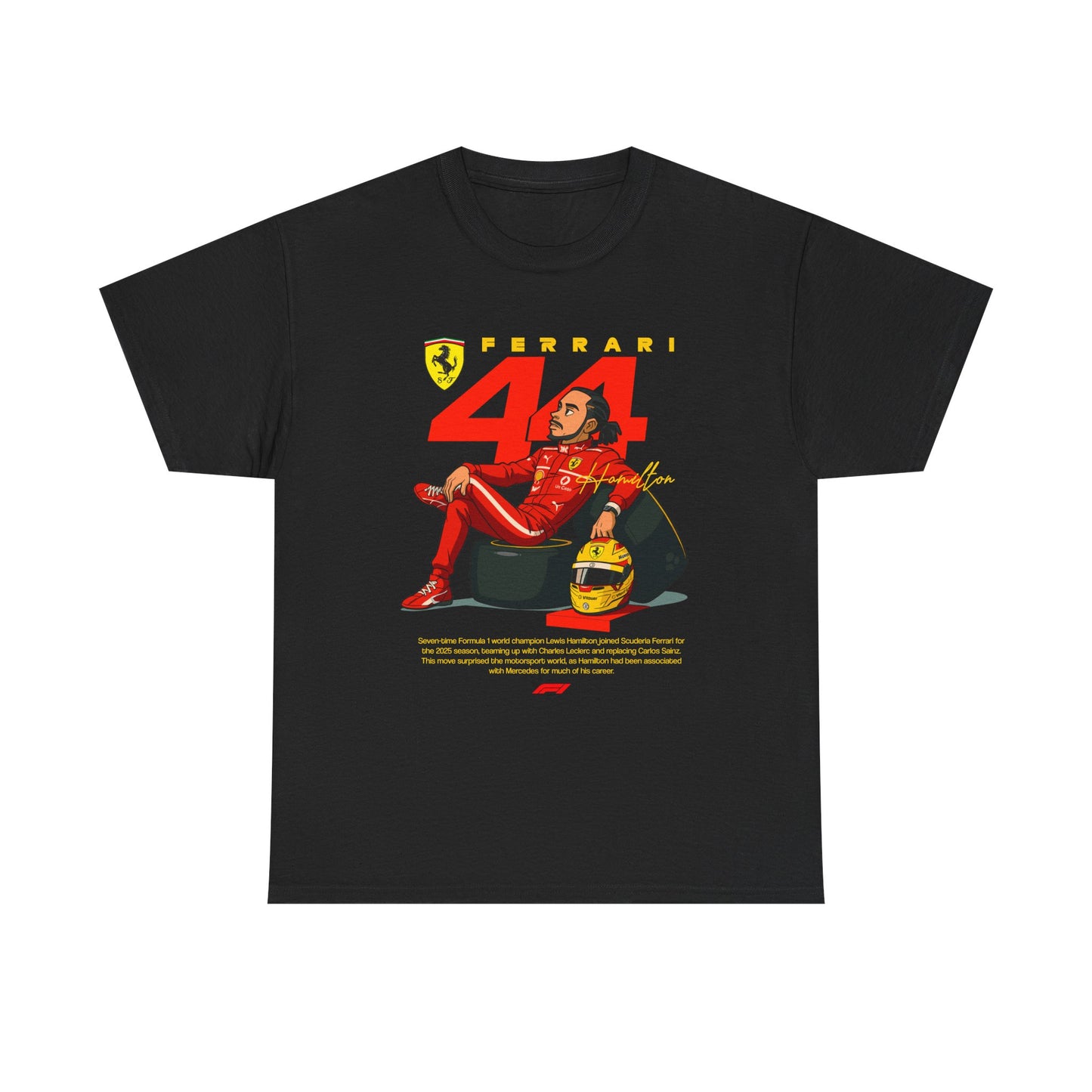 Ferrari 44 Hamilton Formula 1 Unisex Tee