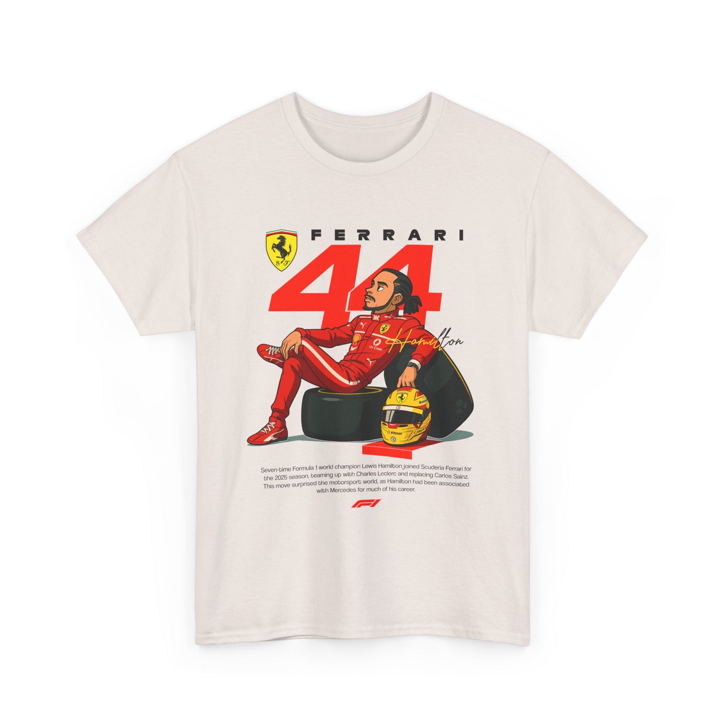 Ferrari 44 Hamilton Formula 1 Unisex Tee