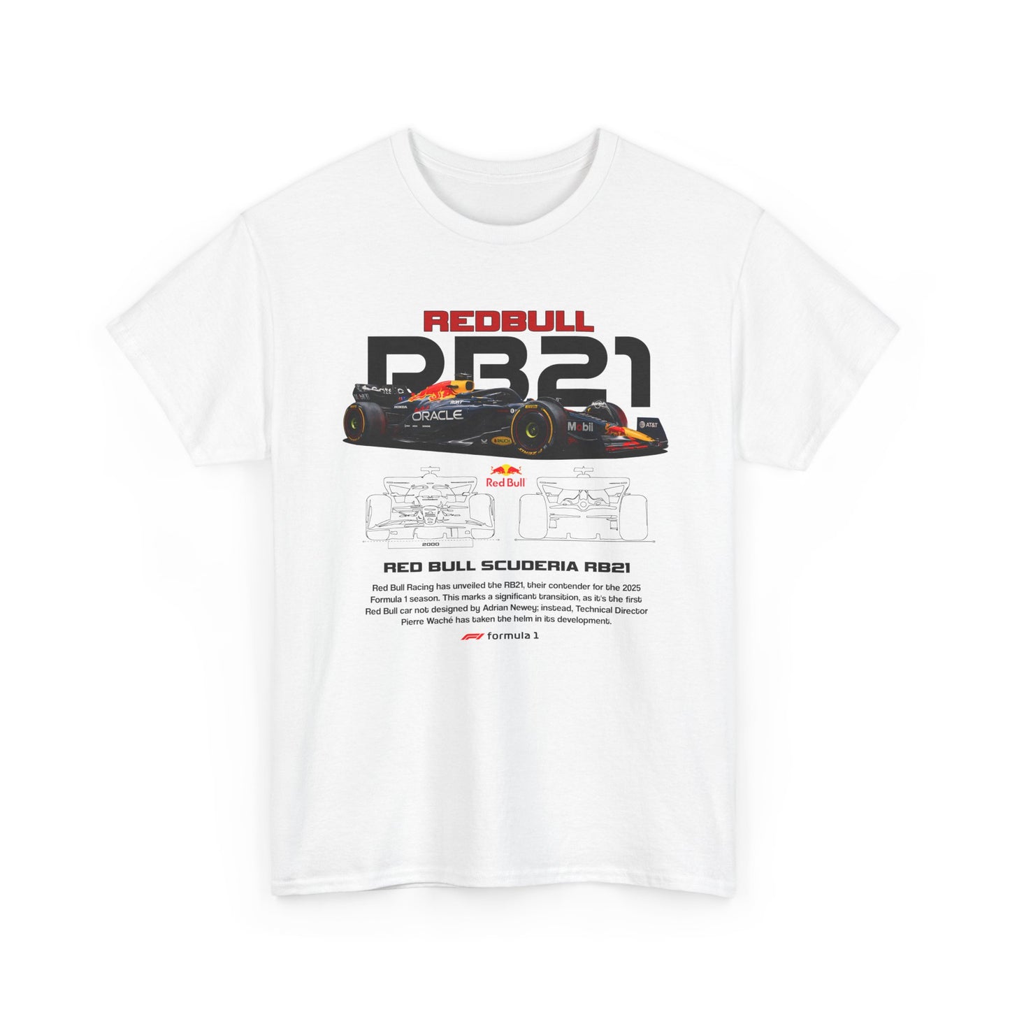 Red Bull Formula 1 Unisex Tee Shirt