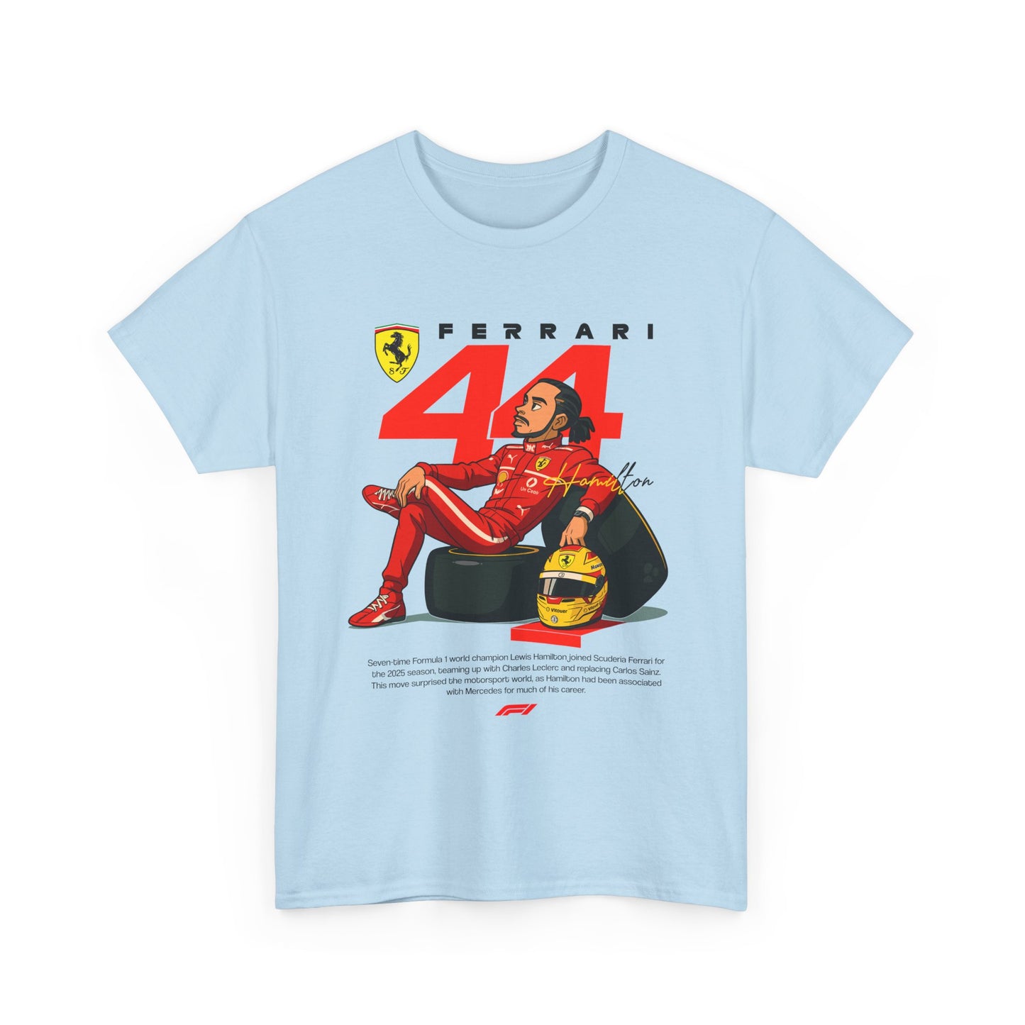 Ferrari 44 Hamilton Formula 1 Unisex Tee