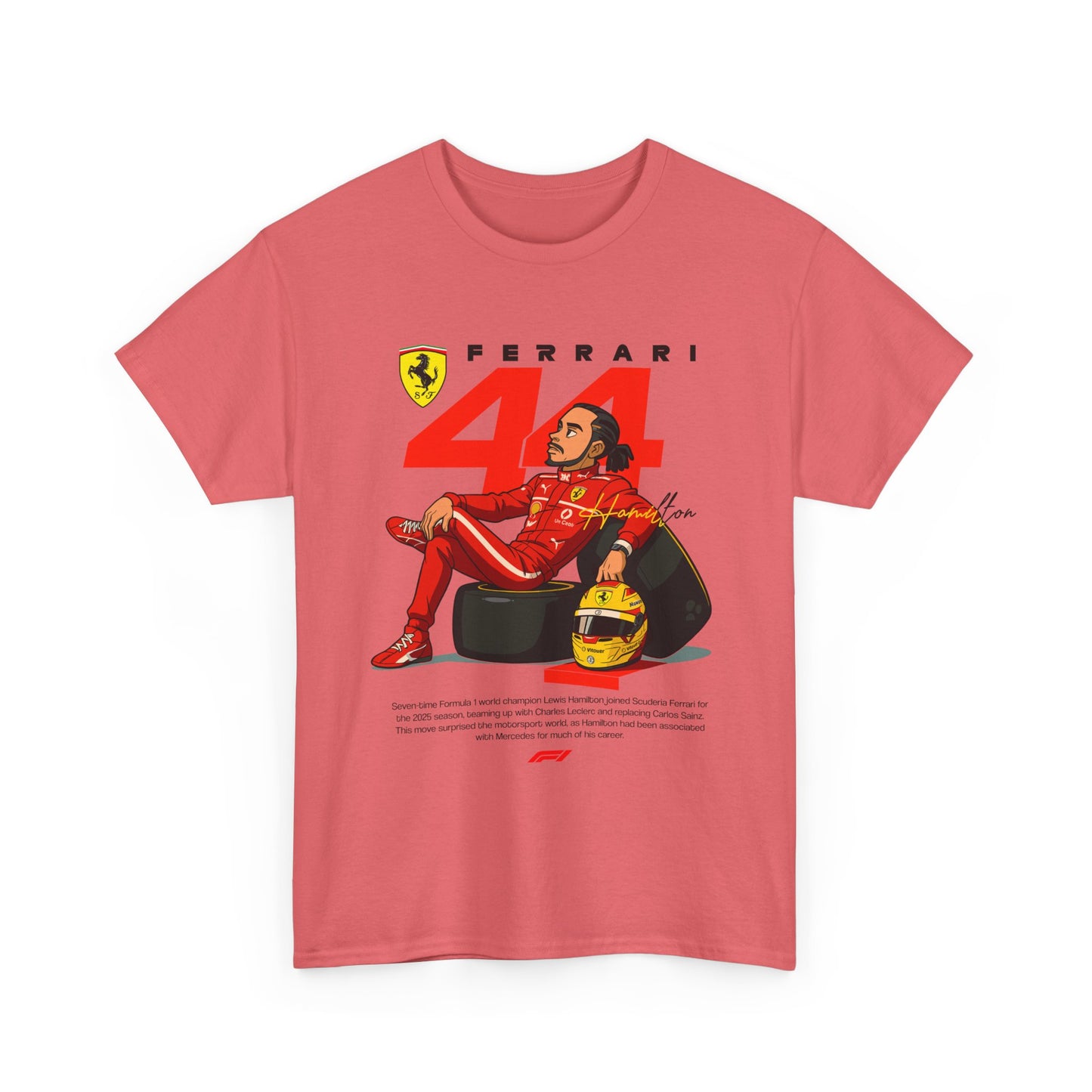 Ferrari 44 Hamilton Formula 1 Unisex Tee