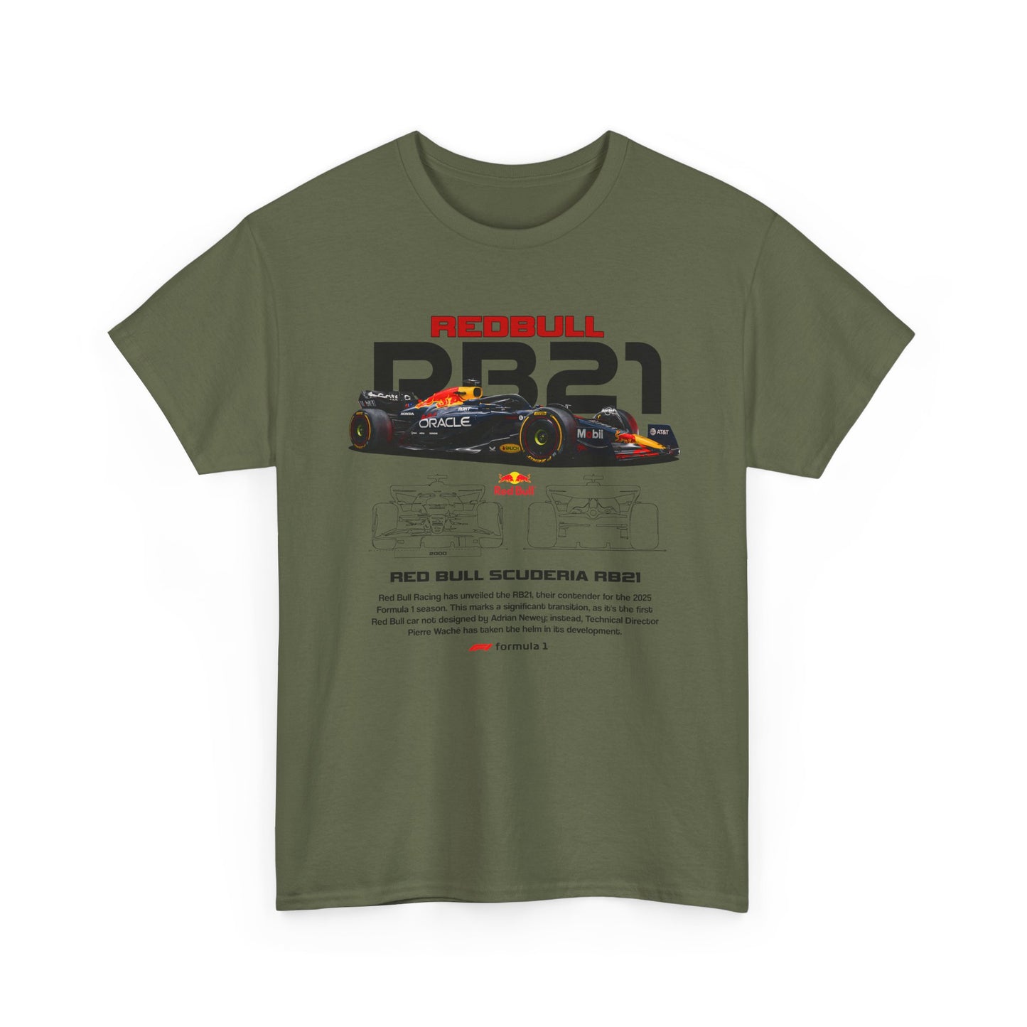 Red Bull Formula 1 Unisex Tee Shirt