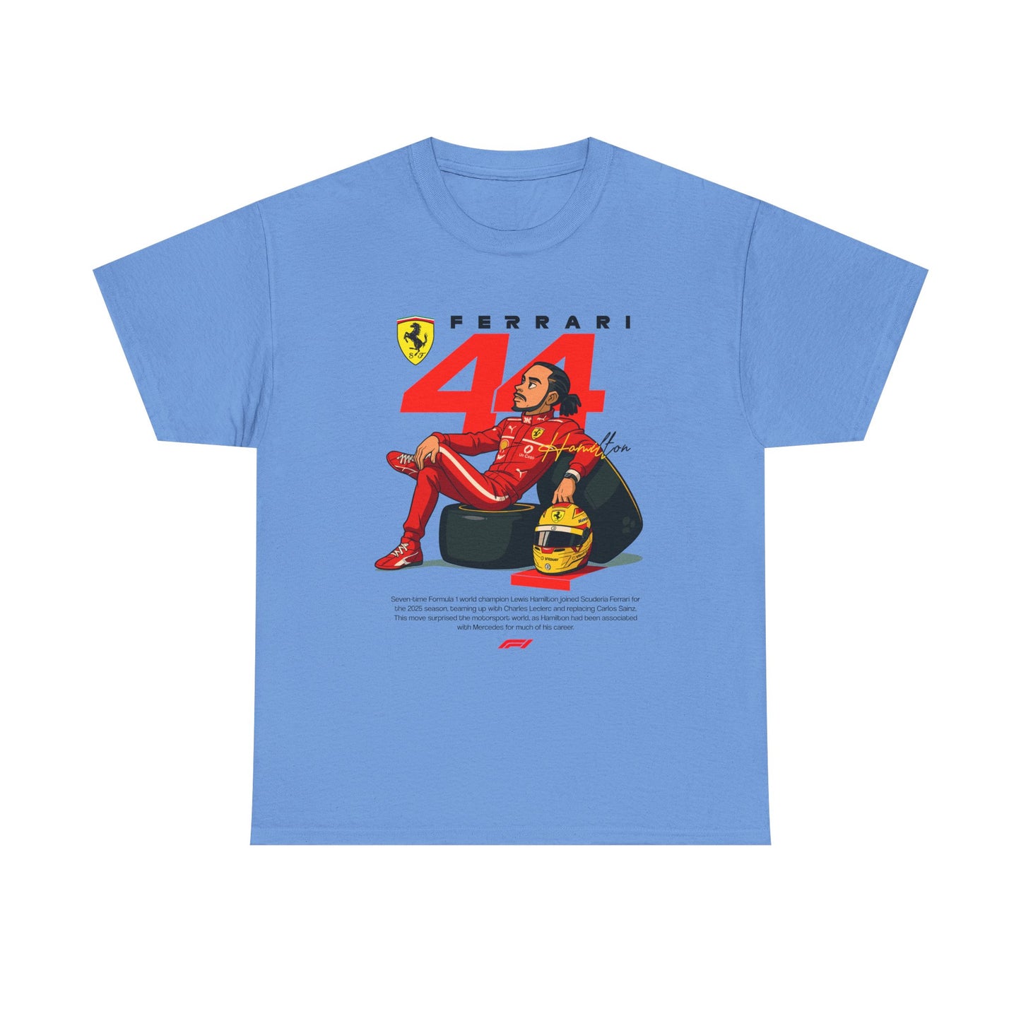 Ferrari 44 Hamilton Formula 1 Unisex Tee