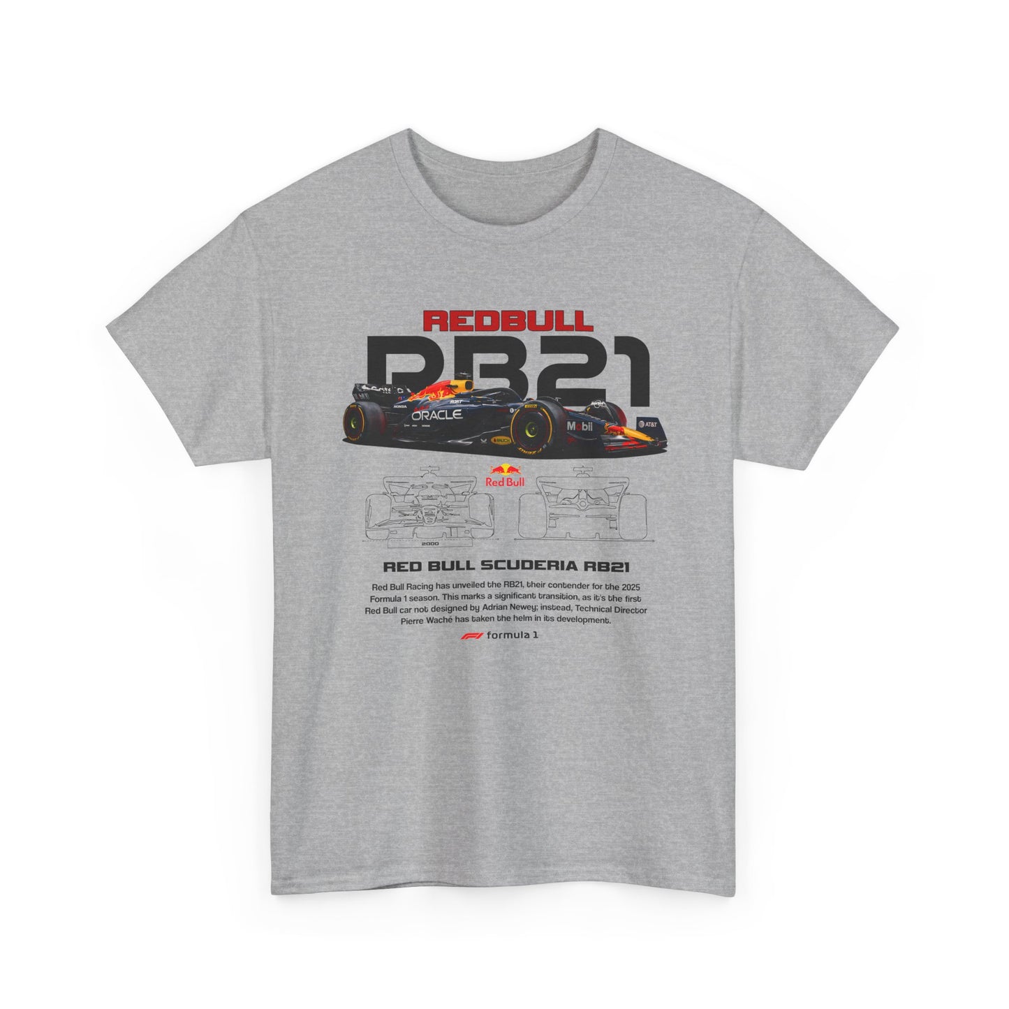 Red Bull Formula 1 Unisex Tee Shirt