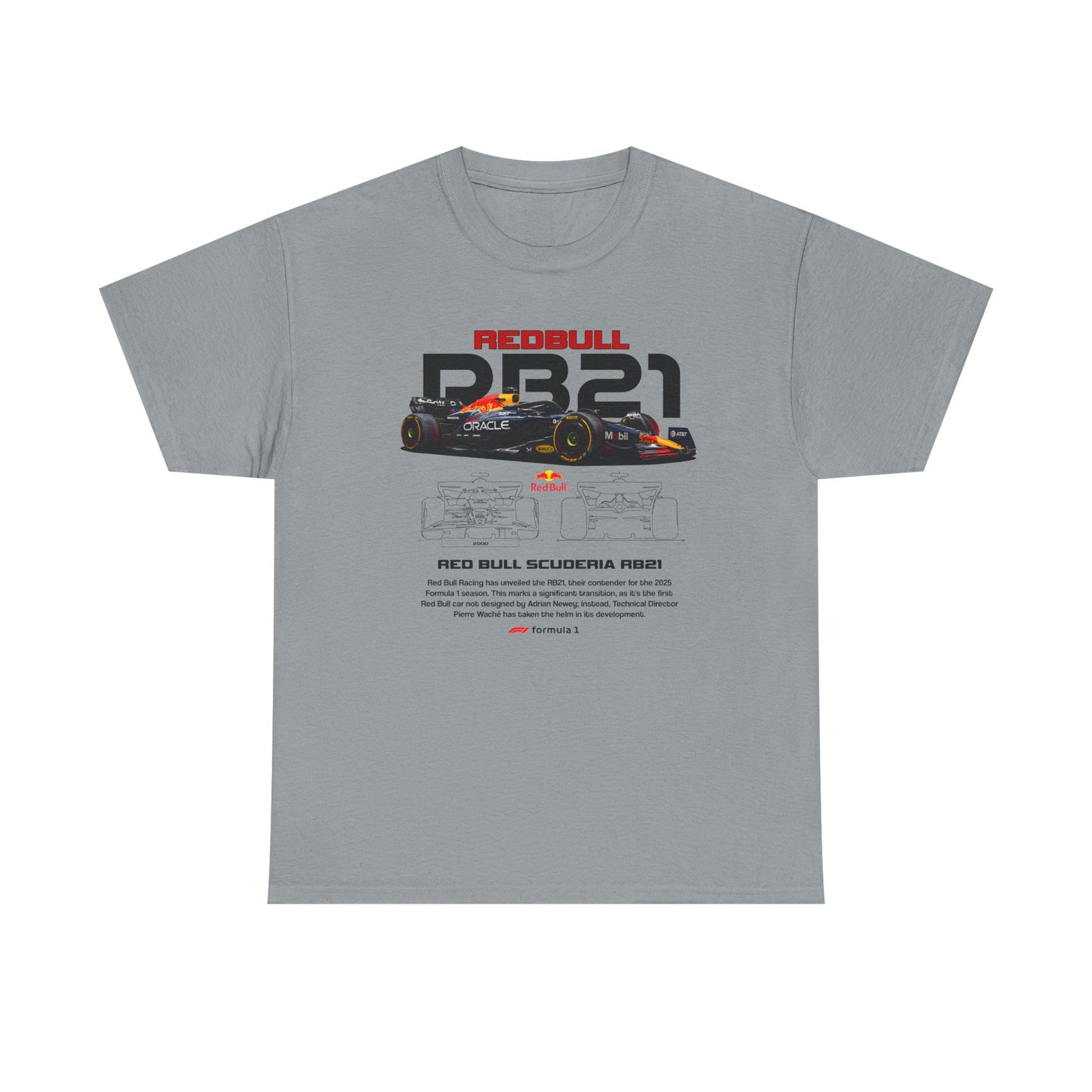 Red Bull Formula 1 Unisex Tee Shirt