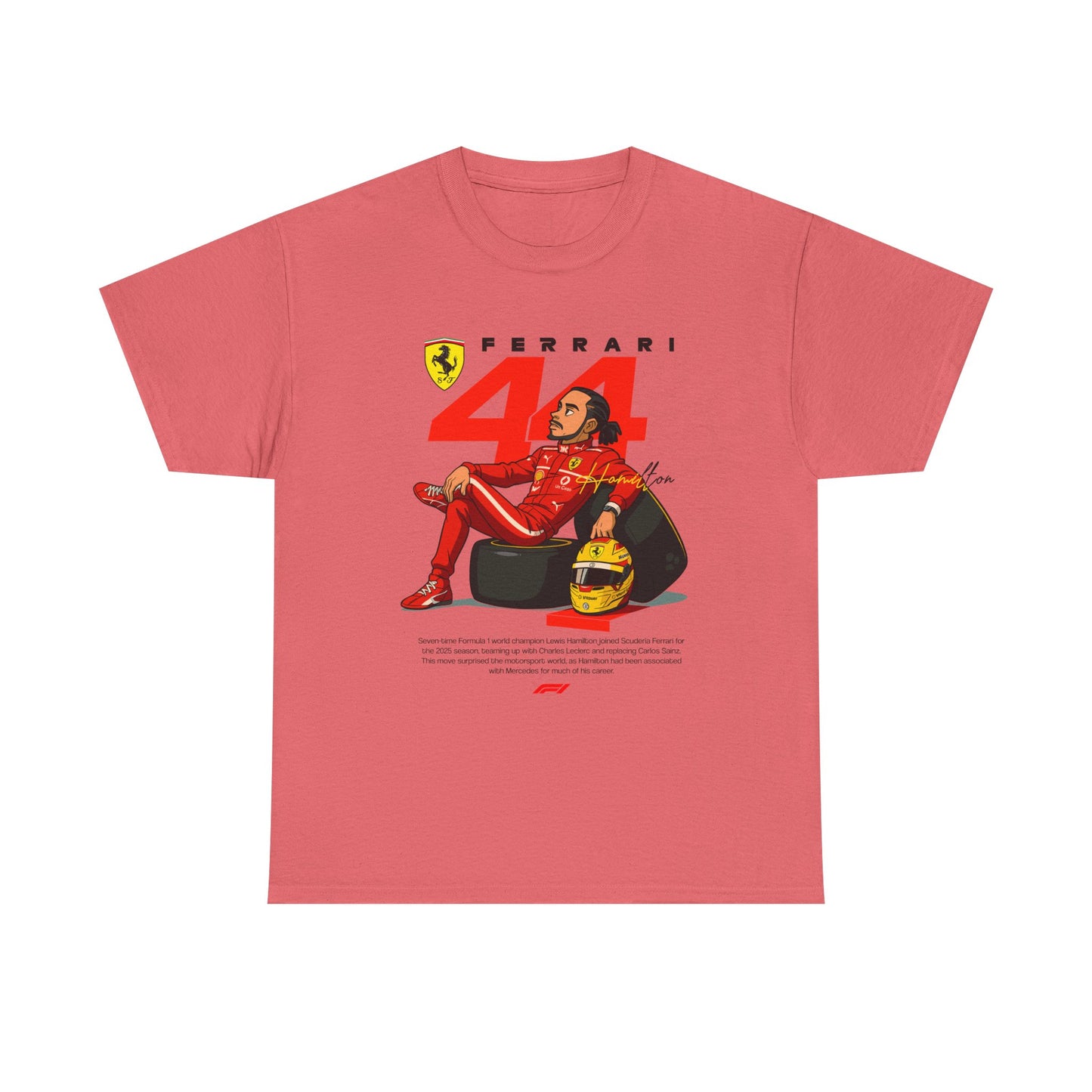 Ferrari 44 Hamilton Formula 1 Unisex Tee
