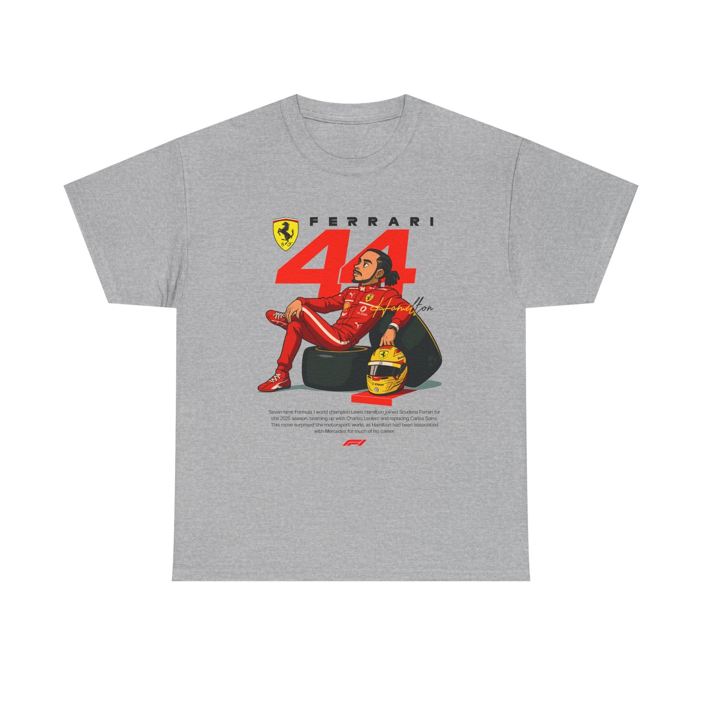 Ferrari 44 Hamilton Formula 1 Unisex Tee