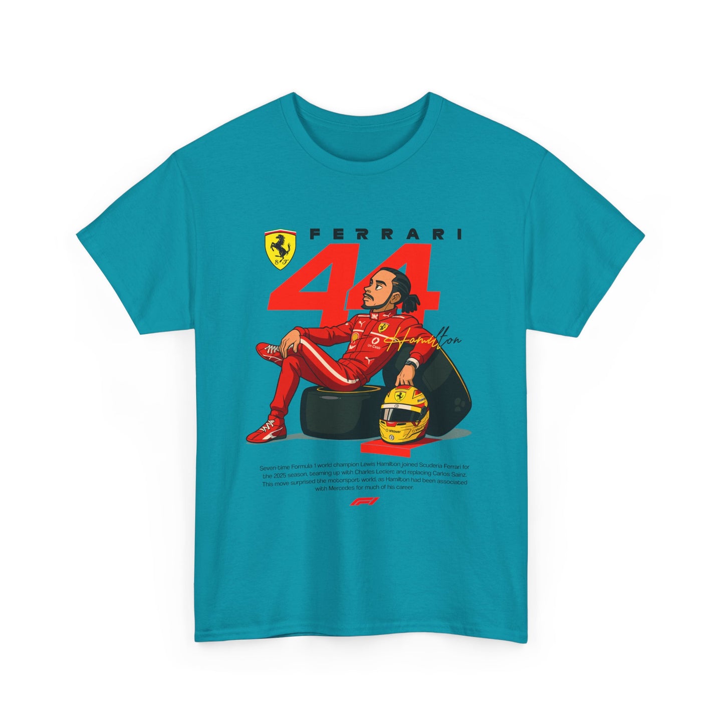 Ferrari 44 Hamilton Formula 1 Unisex Tee