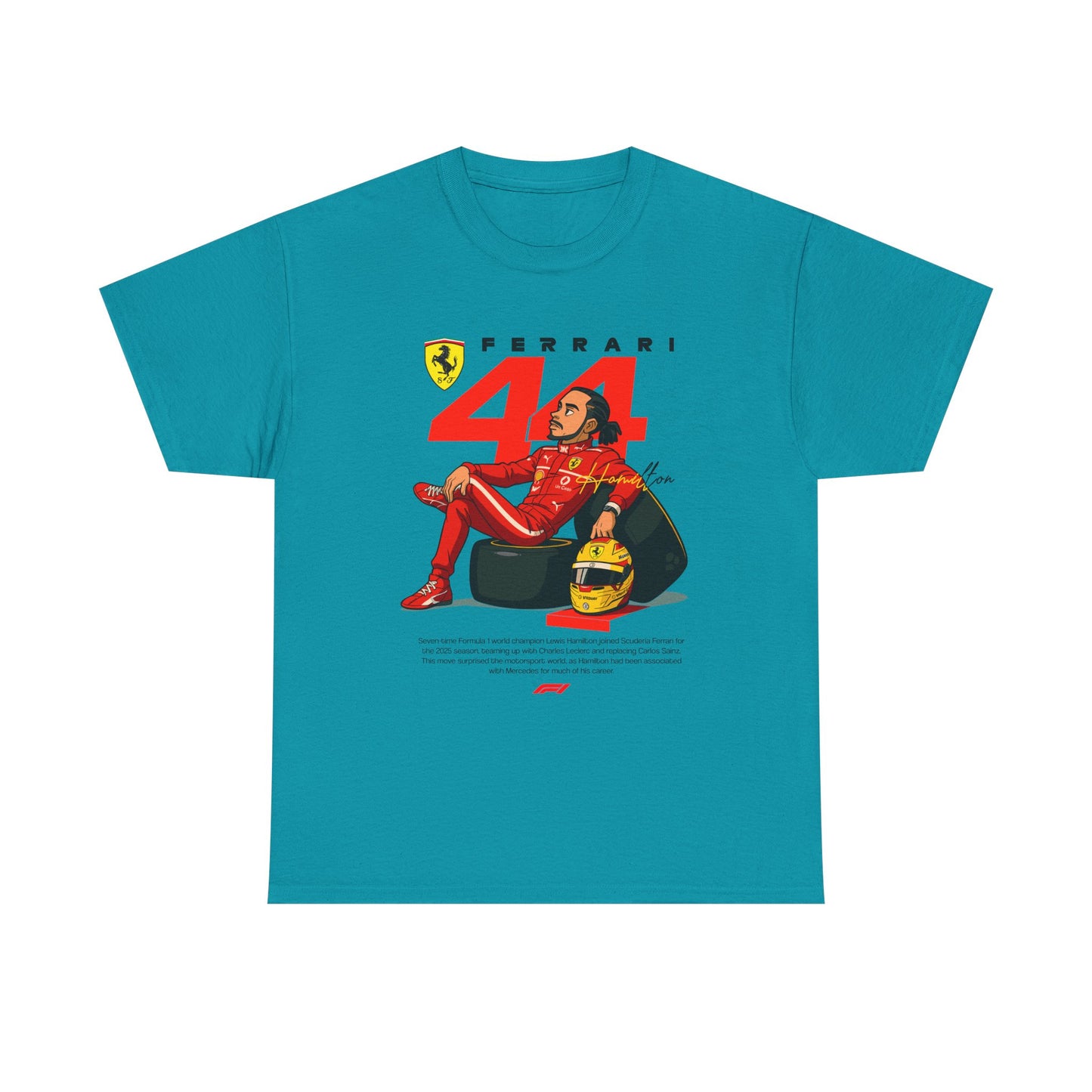 Ferrari 44 Hamilton Formula 1 Unisex Tee