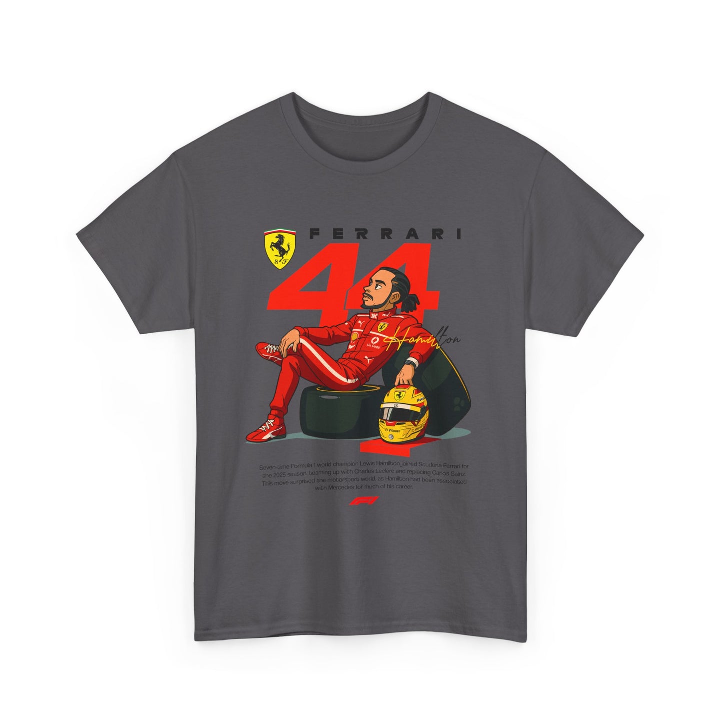Ferrari 44 Hamilton Formula 1 Unisex Tee