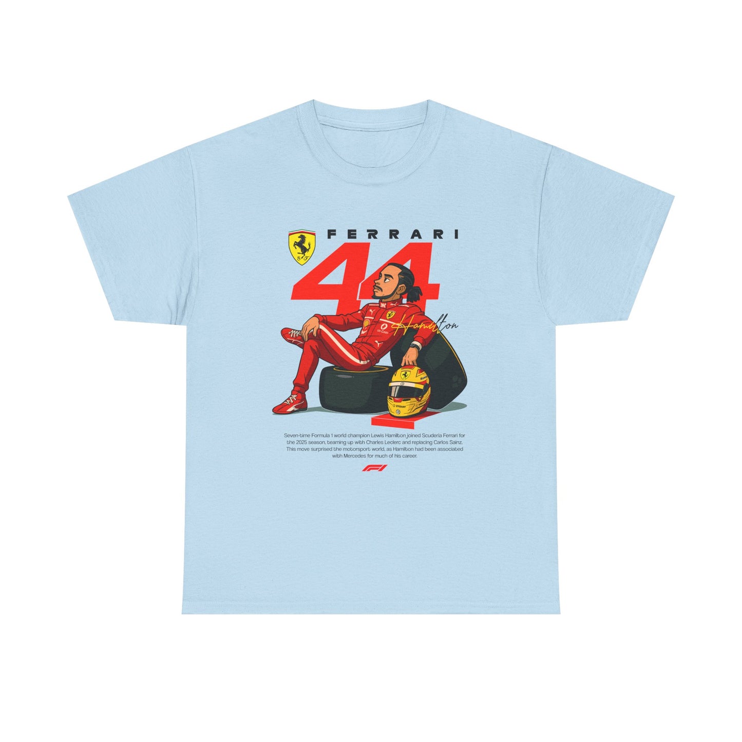 Ferrari 44 Hamilton Formula 1 Unisex Tee
