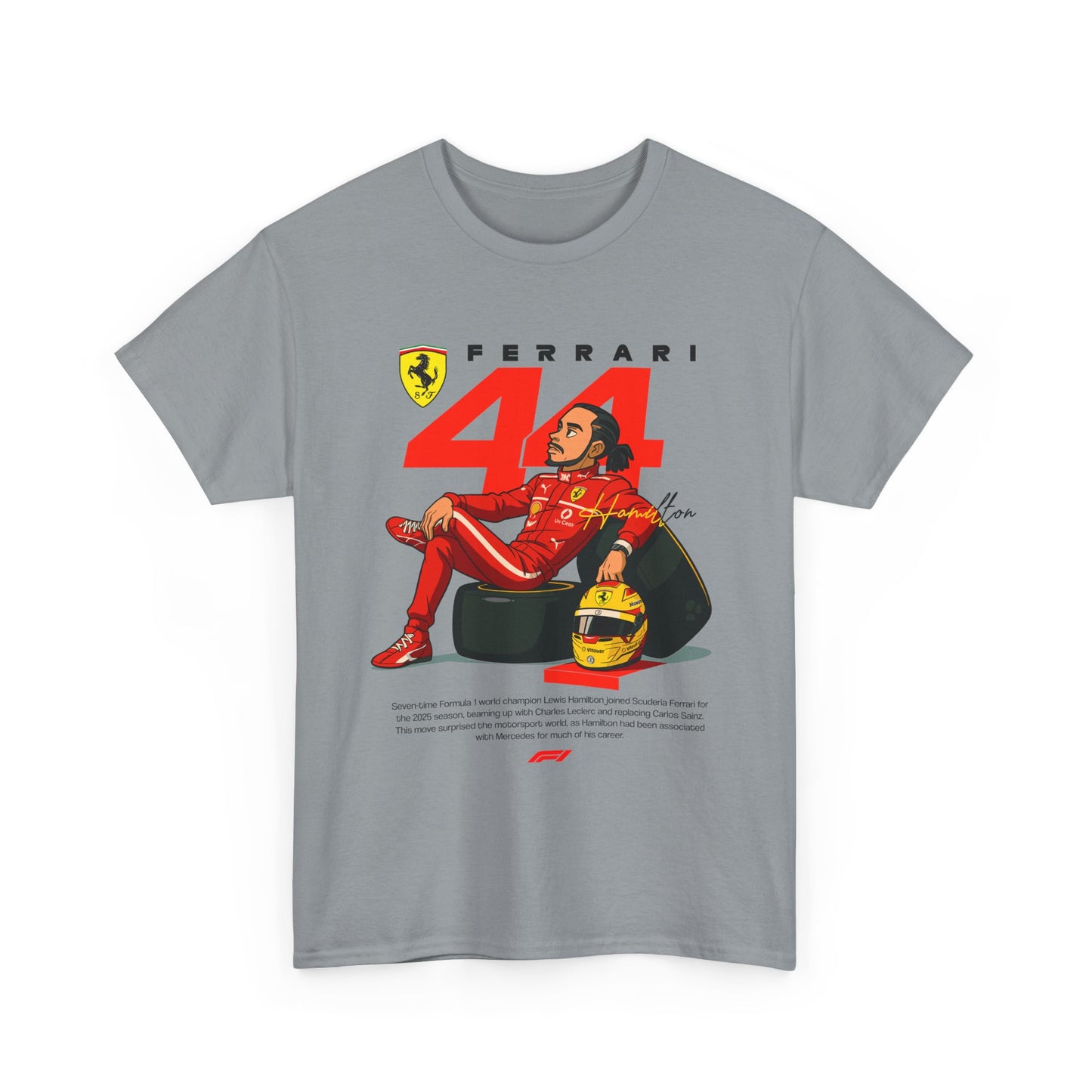 Ferrari 44 Hamilton Formula 1 Unisex Tee