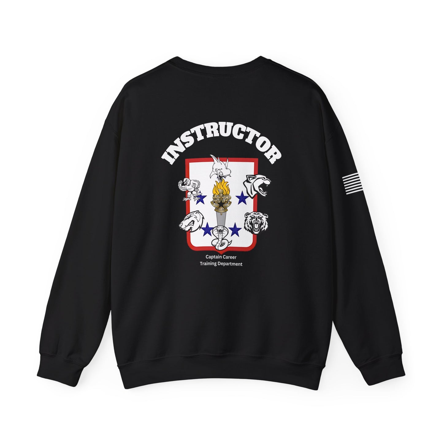 Captain Career Training Dept. Crest Logo Military Sweatshirt
