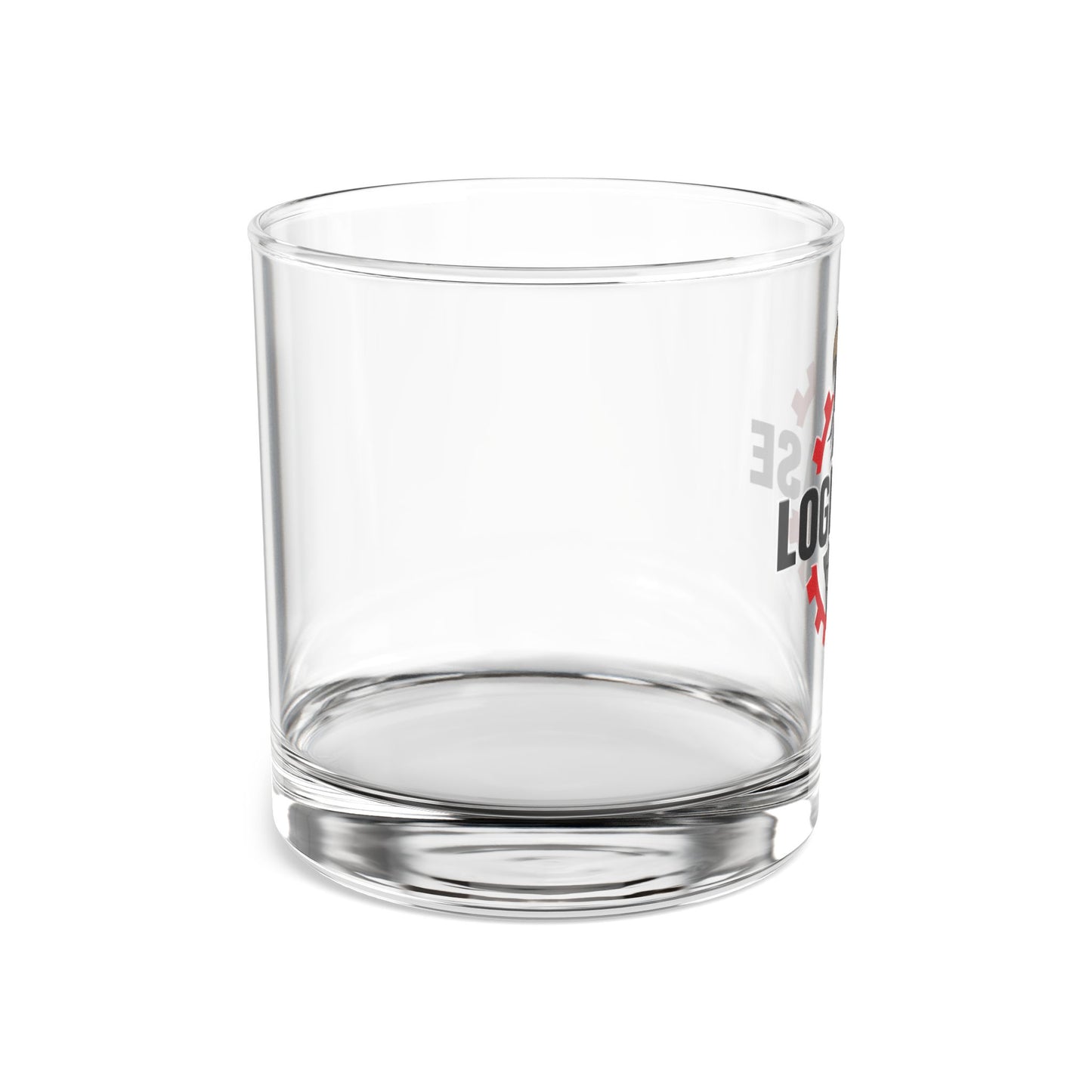 LogPhase Cobra Logo 10oz Rocks Glass