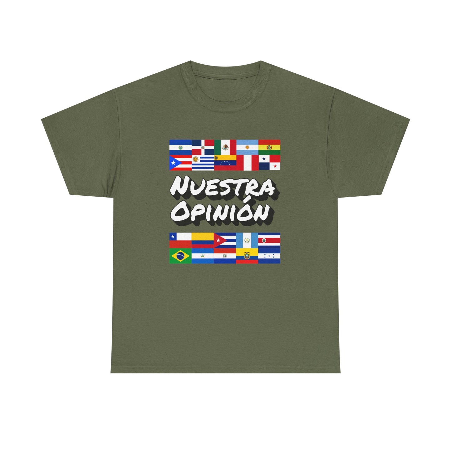 NUESTRA OPINION LATINO AMERICA EDITION UNISEX T-SHIRT