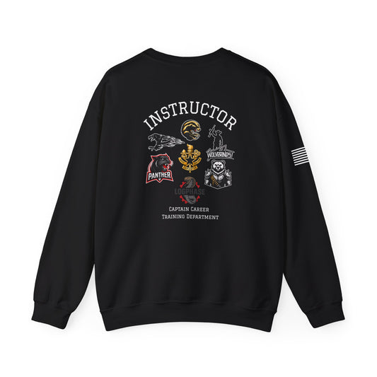 Instructor CCTD Logo Military Sweatshirt