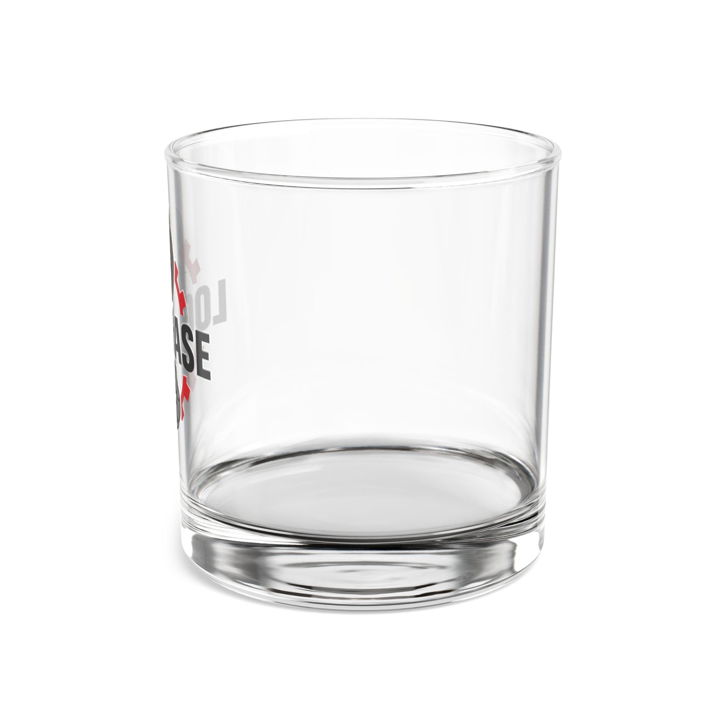 LogPhase Cobra Logo 10oz Rocks Glass