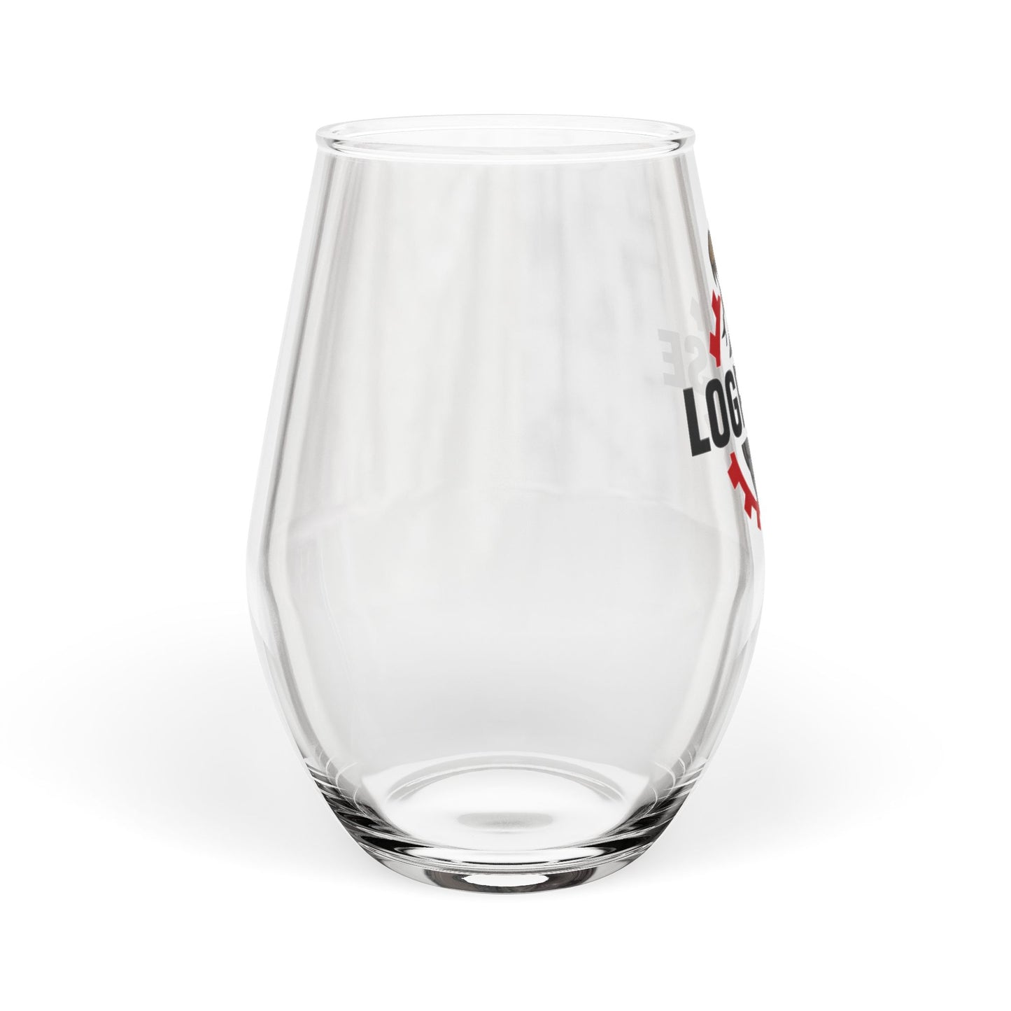LogPhase Cobra Logo Stemless Wine Glass – 11.75 oz