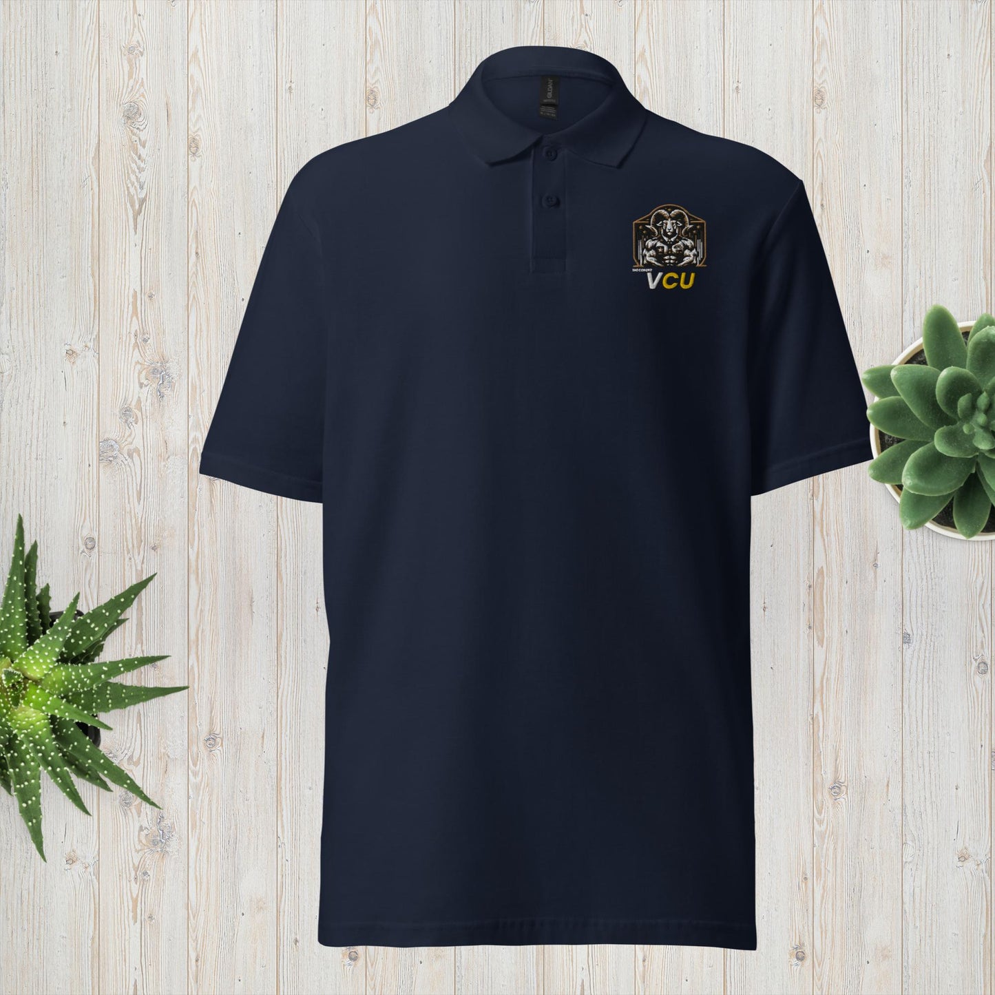 The Cohort 23-24 Ram Logo Military Unisex Polo Shirt