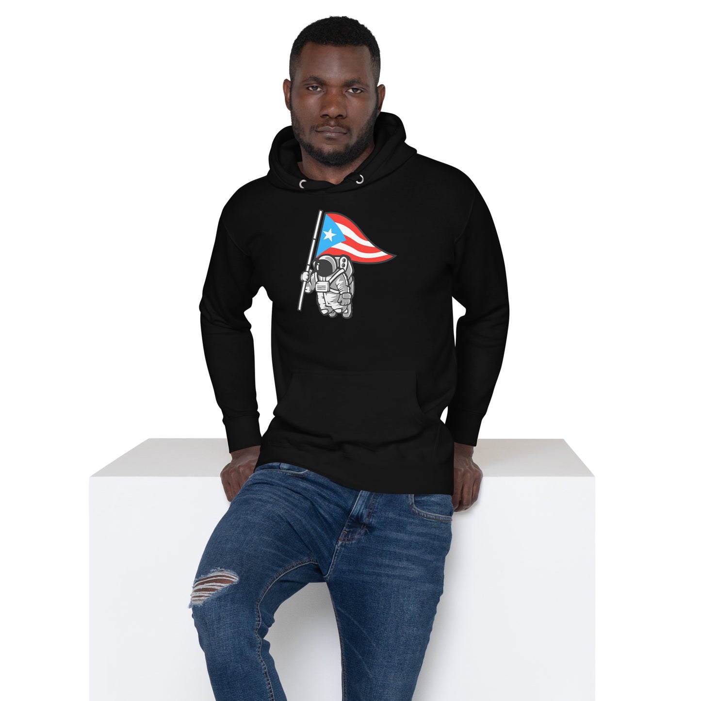 Boricua en la Luna Unisex Hoodie