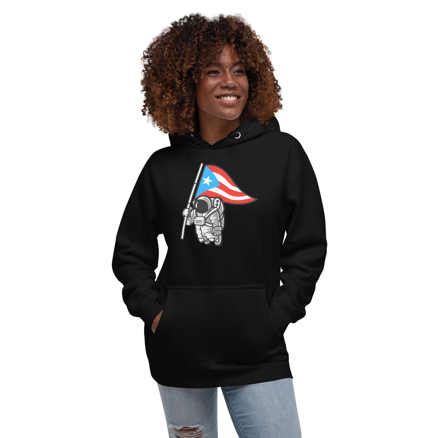 Boricua en la Luna Unisex Hoodie