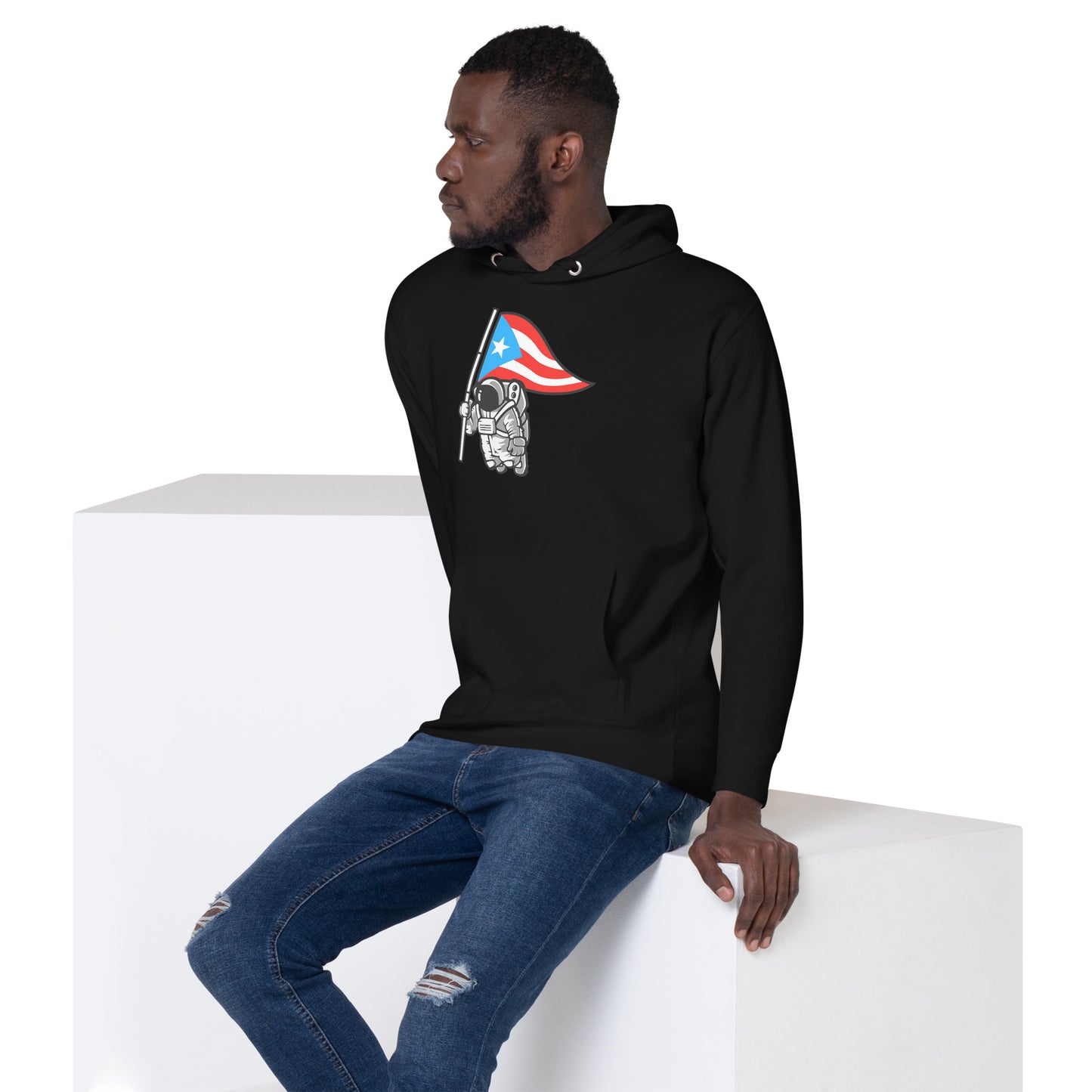 Boricua en la Luna Unisex Hoodie