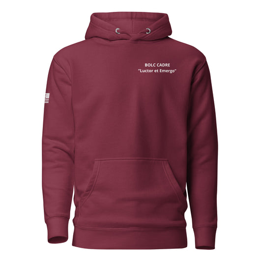 BOLD Cadre Unisex Hoodie Maroon Military