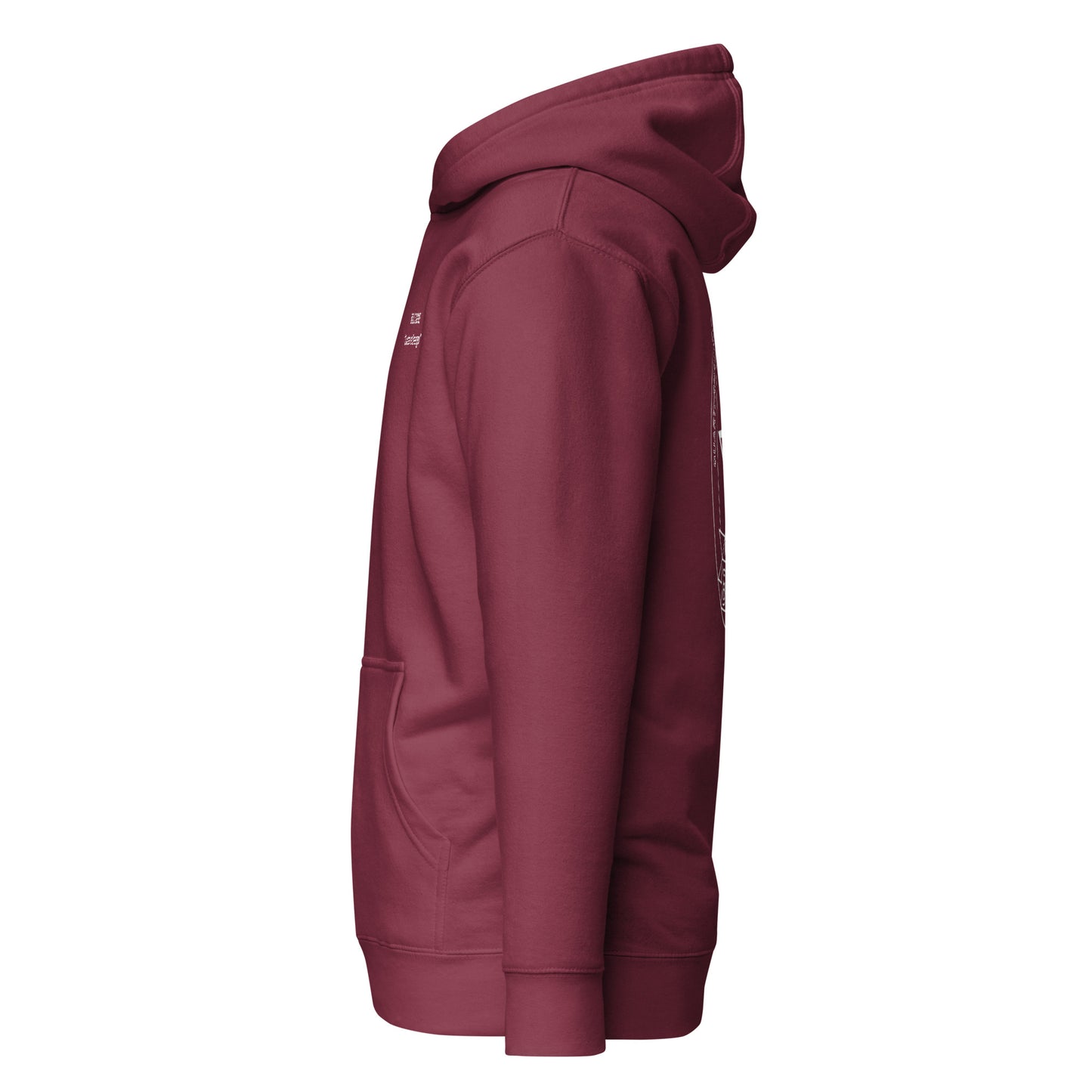 BOLD Cadre Unisex Hoodie Maroon Military