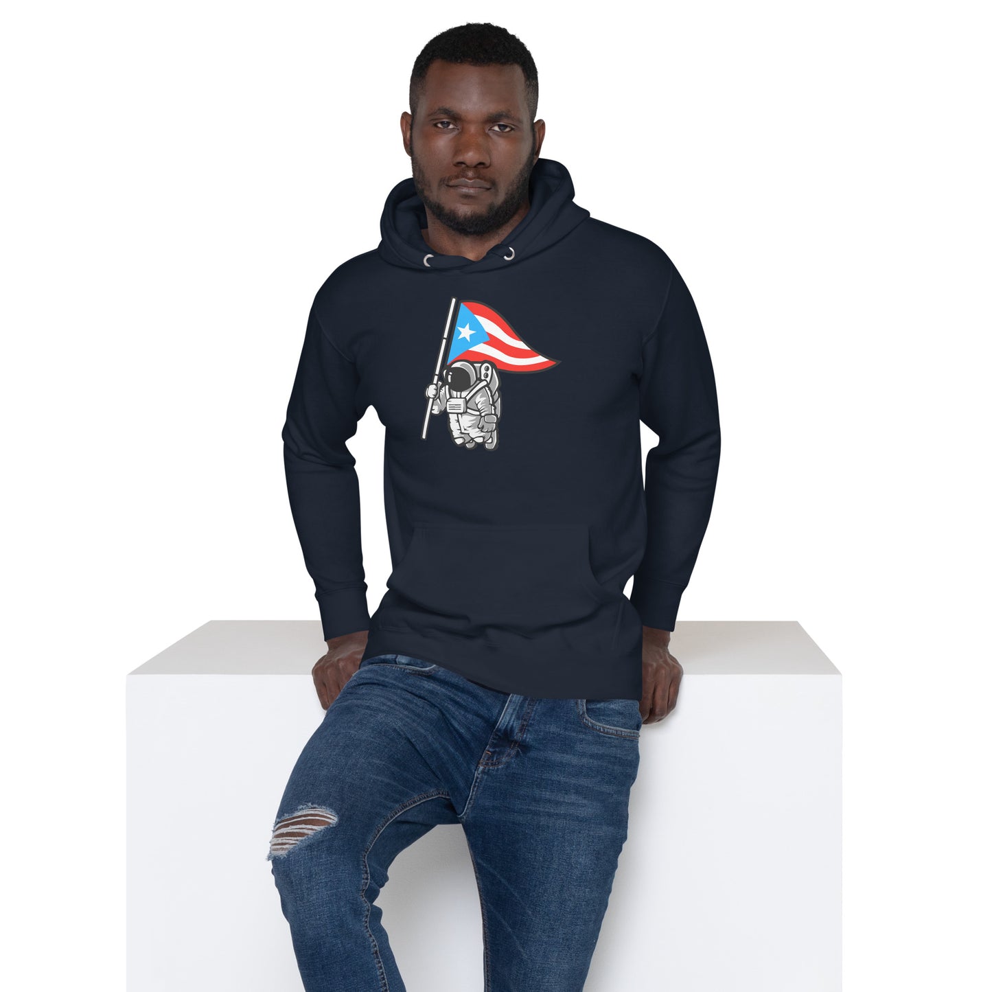 Boricua en la Luna Unisex Hoodie