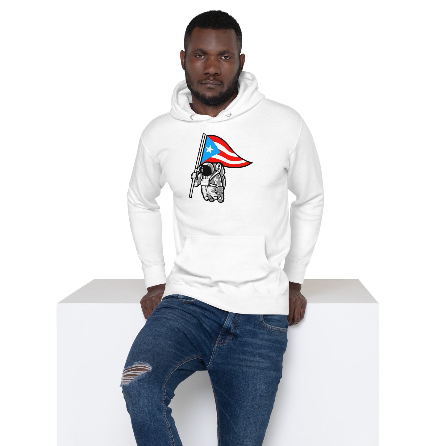 Boricua en la Luna Unisex Hoodie