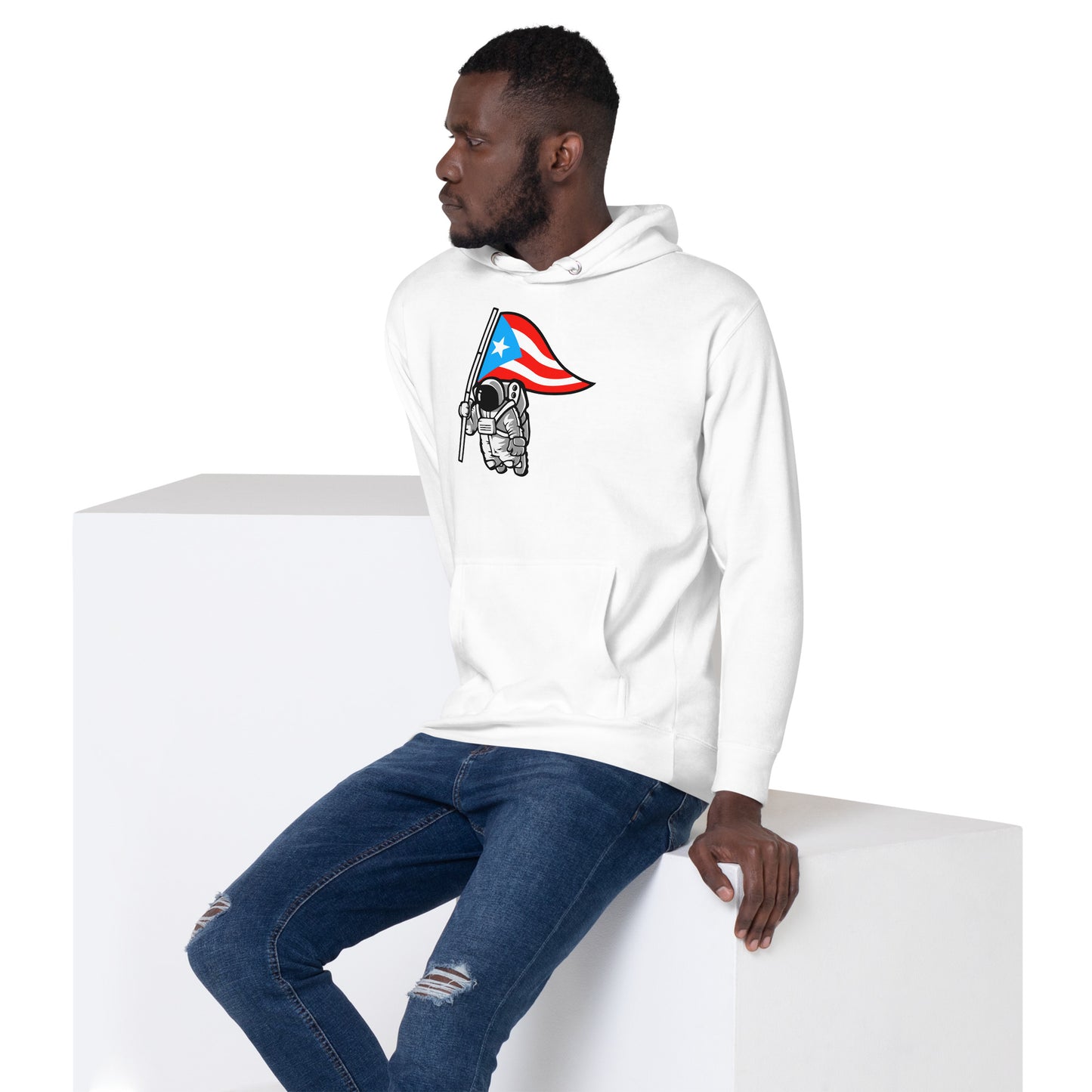 Boricua en la Luna Unisex Hoodie