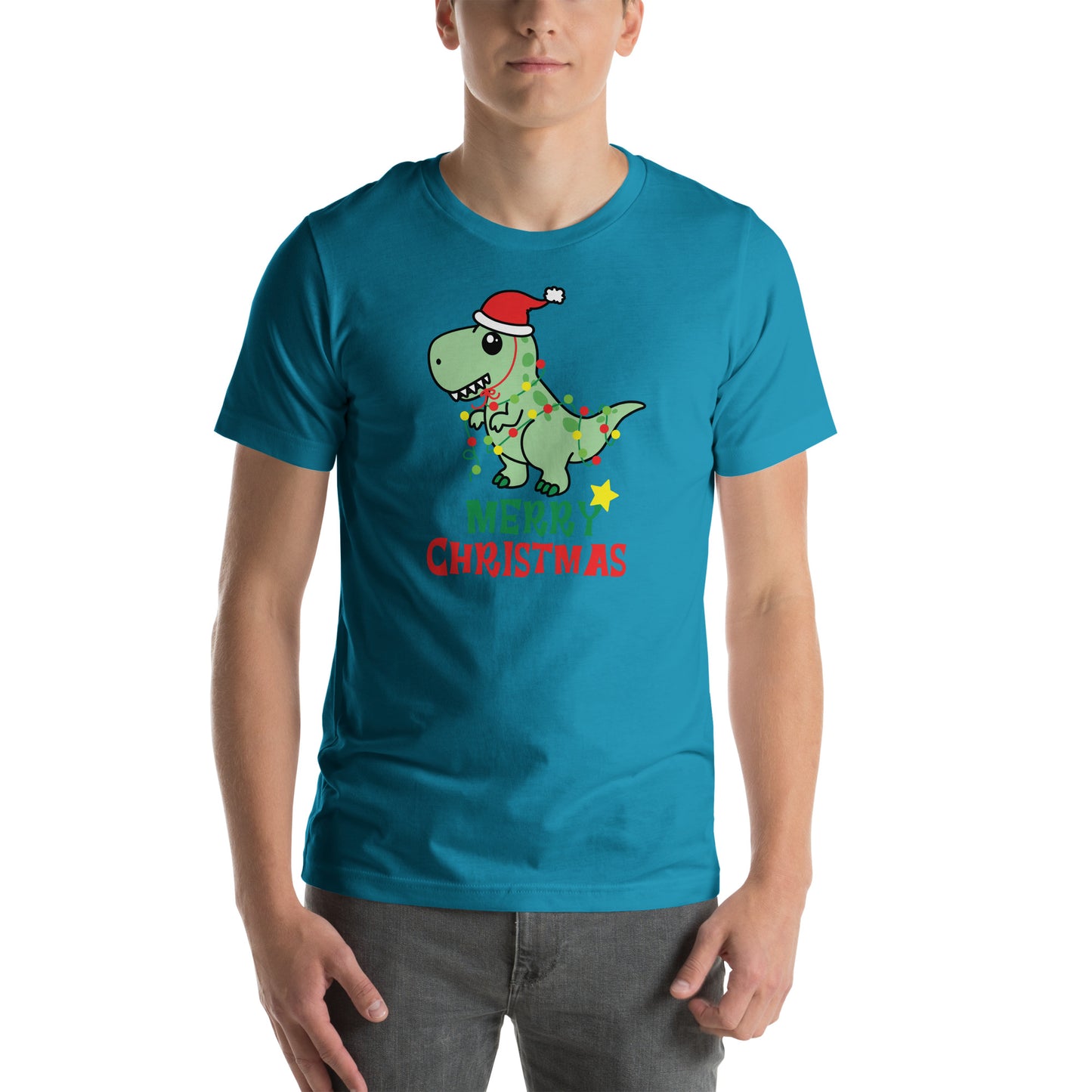 Dinosaur Christmas Unisex T-Shirt