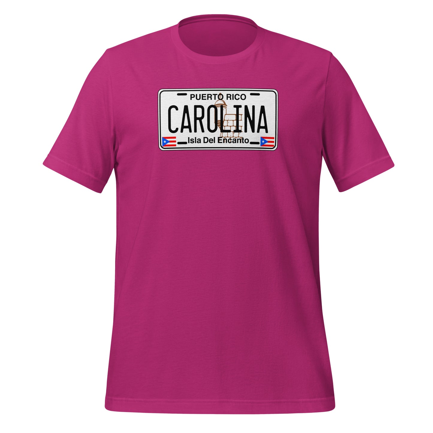 Carolina Puerto Rico License Plate Unisex T-Shirt