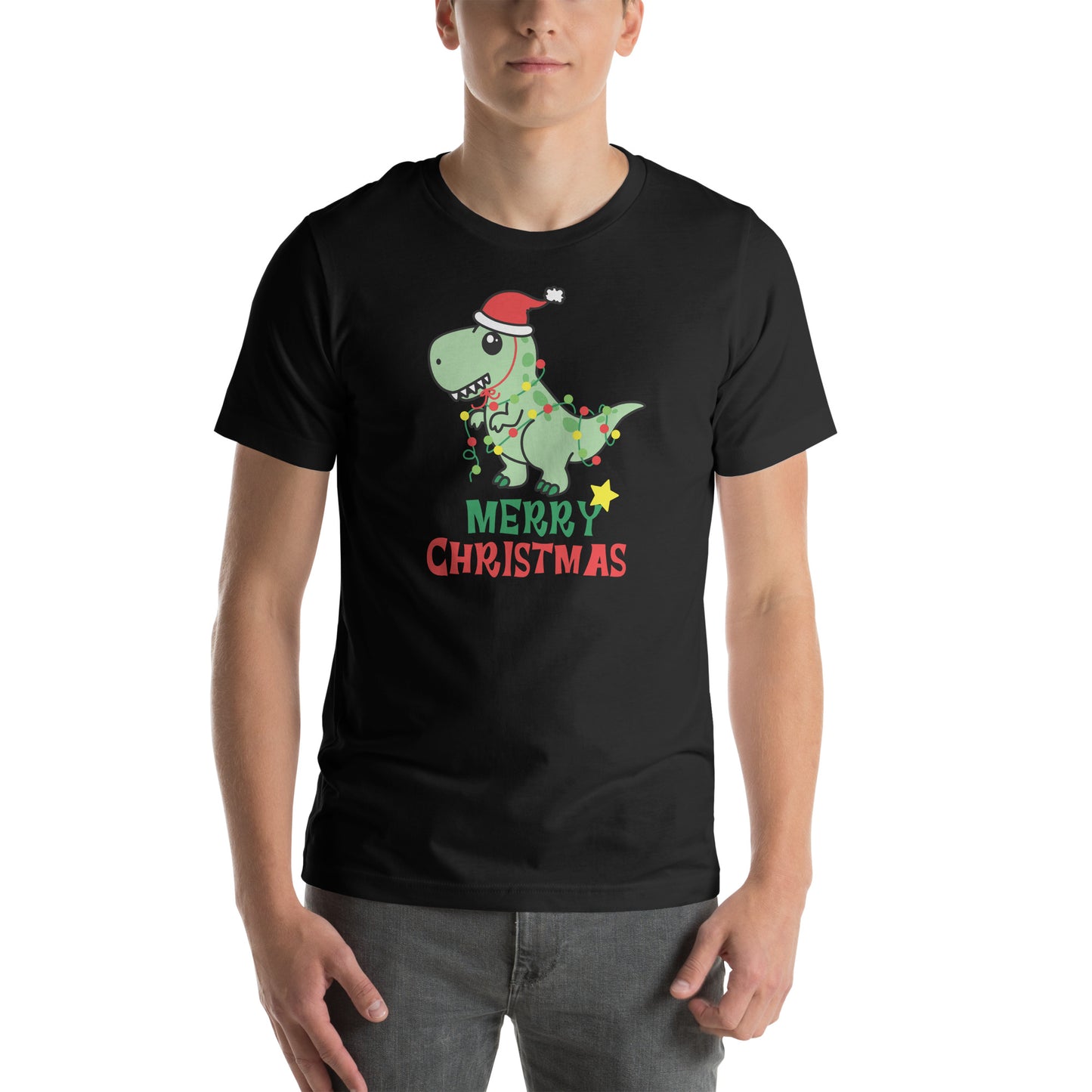 Dinosaur Christmas Unisex T-Shirt