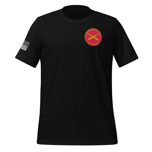 Unleash the Roar Power Field Artillery Military Edition Unisex T-Shirt