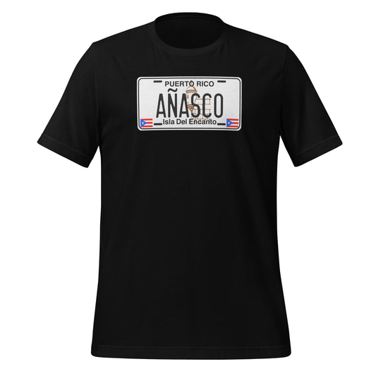 Añasco Puerto Rico License Plate Unisex T-Shirt
