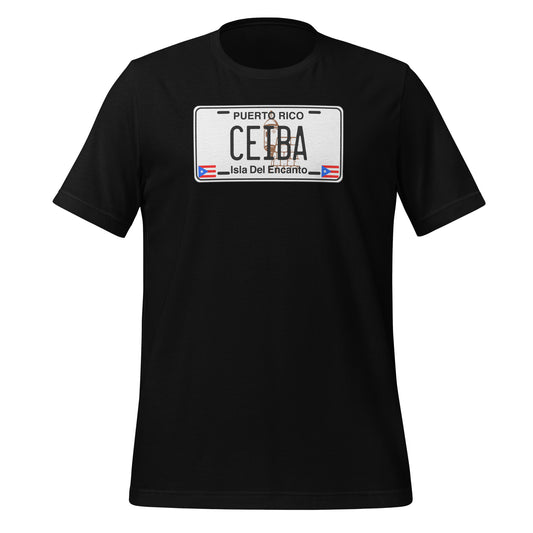 Ceiba Puerto Rico License Plate Unisex T-Shirt