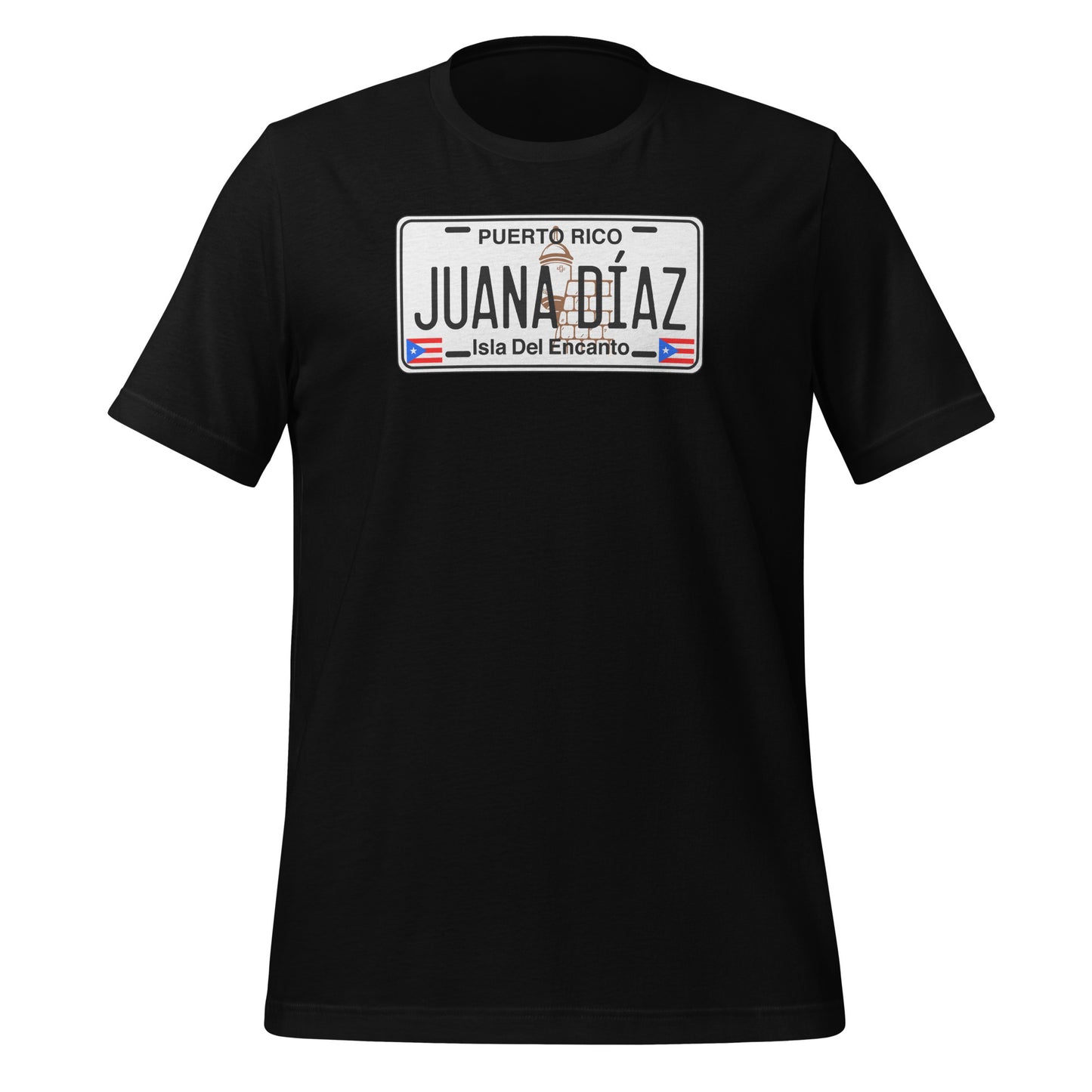 Juana Díaz Puerto Rico License Plate Unisex T-Shirt