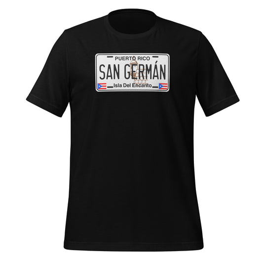 San Germán Puerto Rico License Plate Unisex T-Shirt