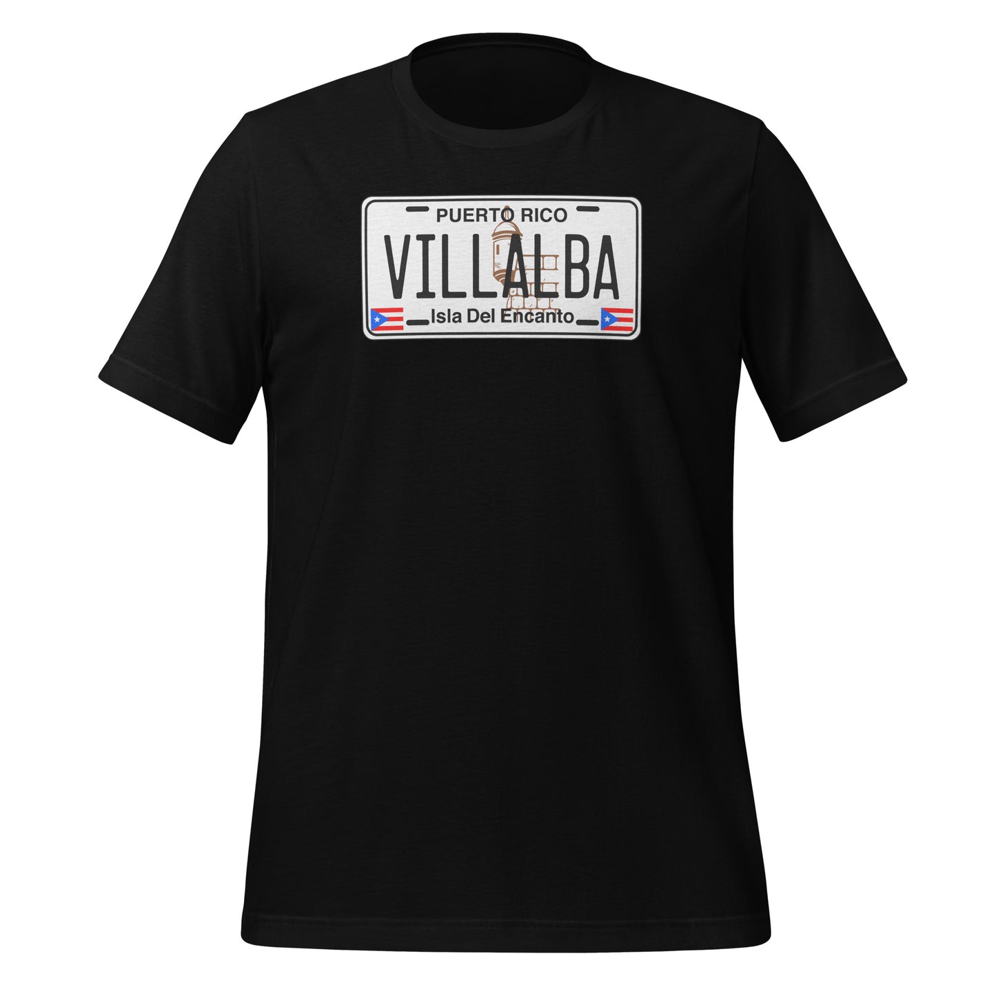 Villalba Puerto Rico License Plate Unisex T-Shirt