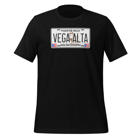 Vega Alta Puerto Rico License Plate Unisex T-Shirt