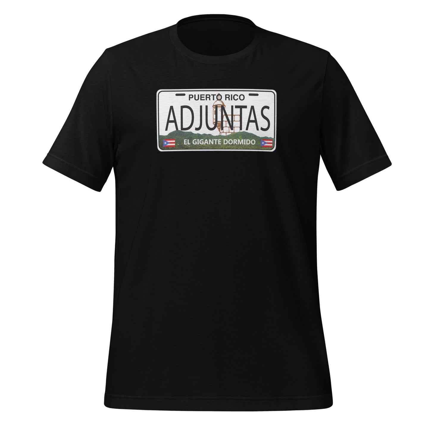 Adjuntas Gigante Dormido Puerto Rico License Plate Unisex T-Shirt