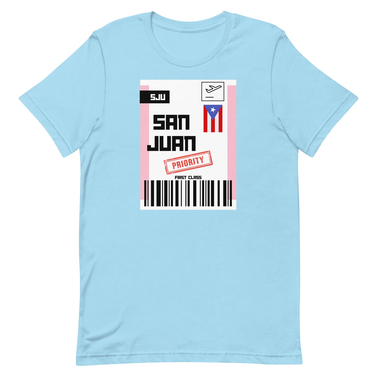 Puerto Rico Boarding Pass Unisex T-Shirt