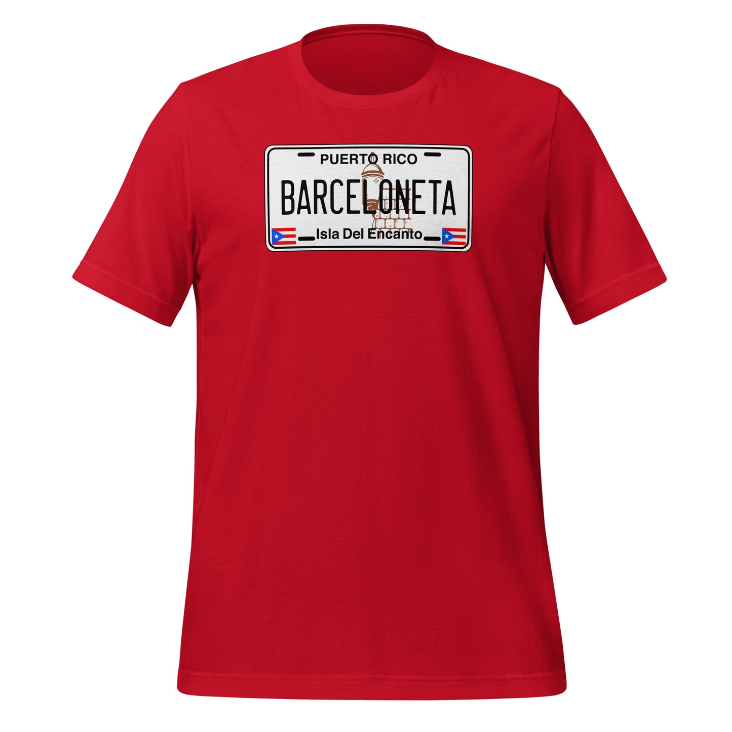 Barceloneta Puerto Rico License Plate Unisex T-Shirt