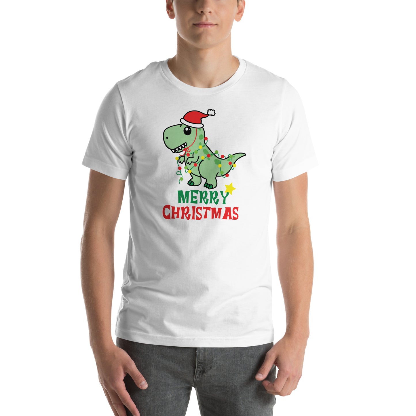 Dinosaur Christmas Unisex T-Shirt